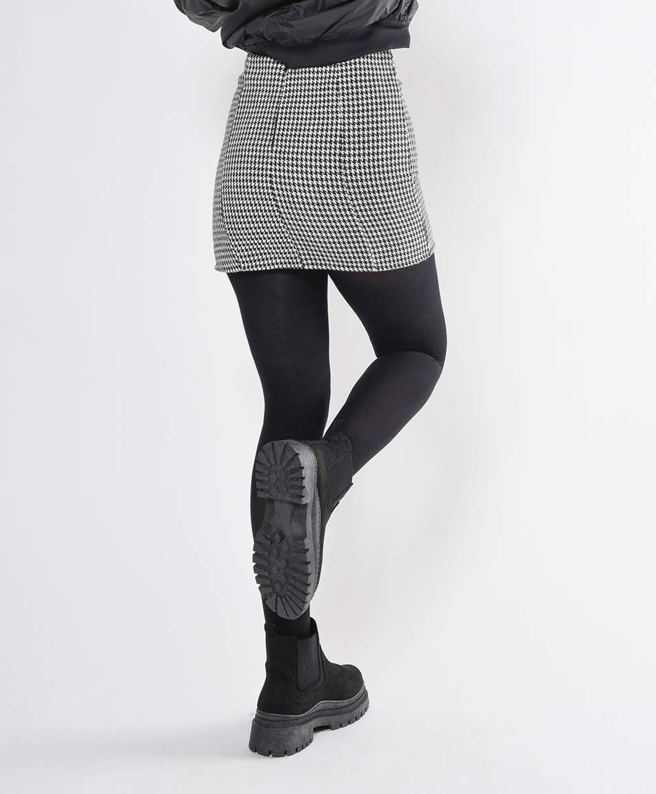 Mini falda mujer pied de poule