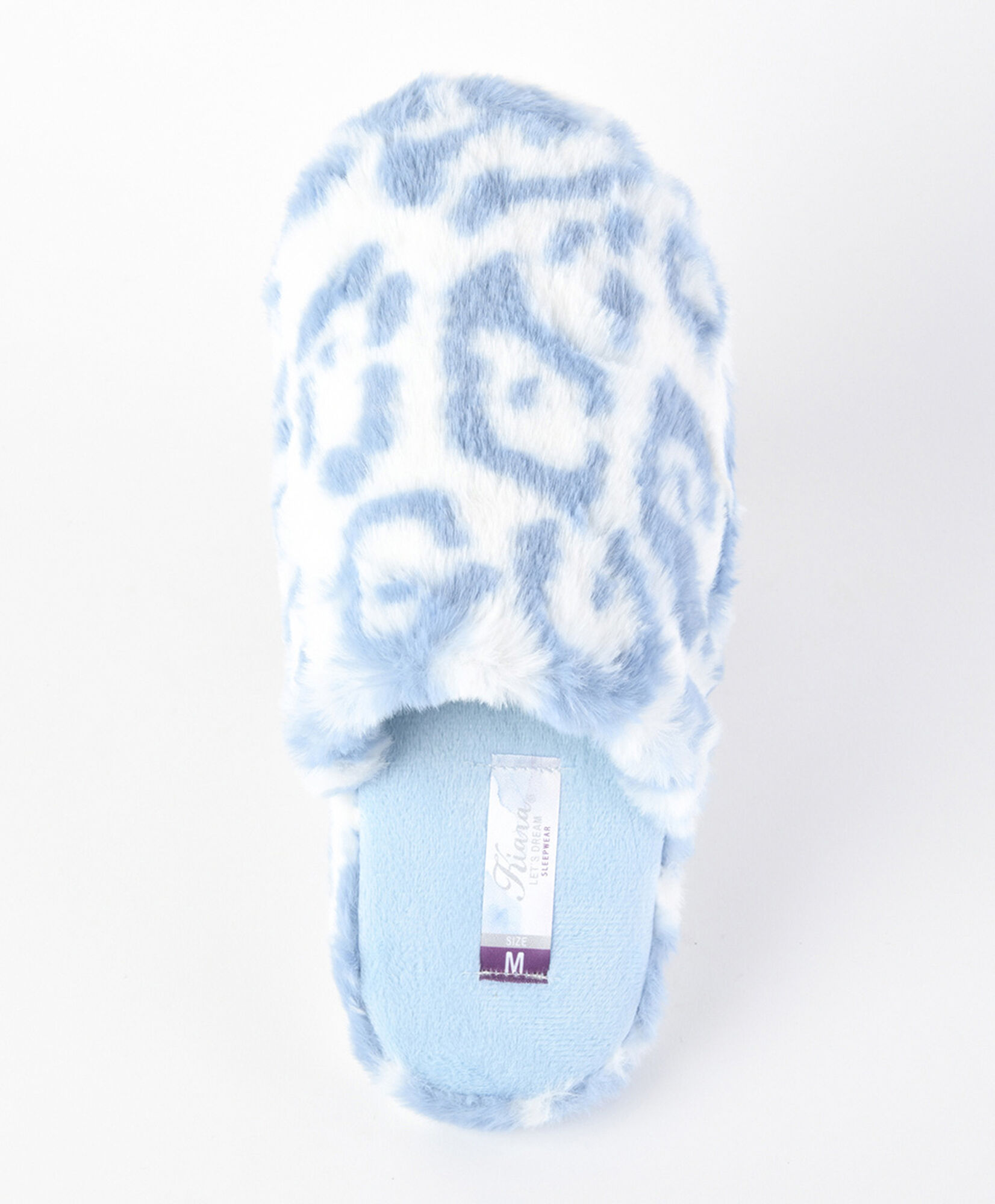 Pantufla mujer animal print azul Pantufla mujer animal print azul