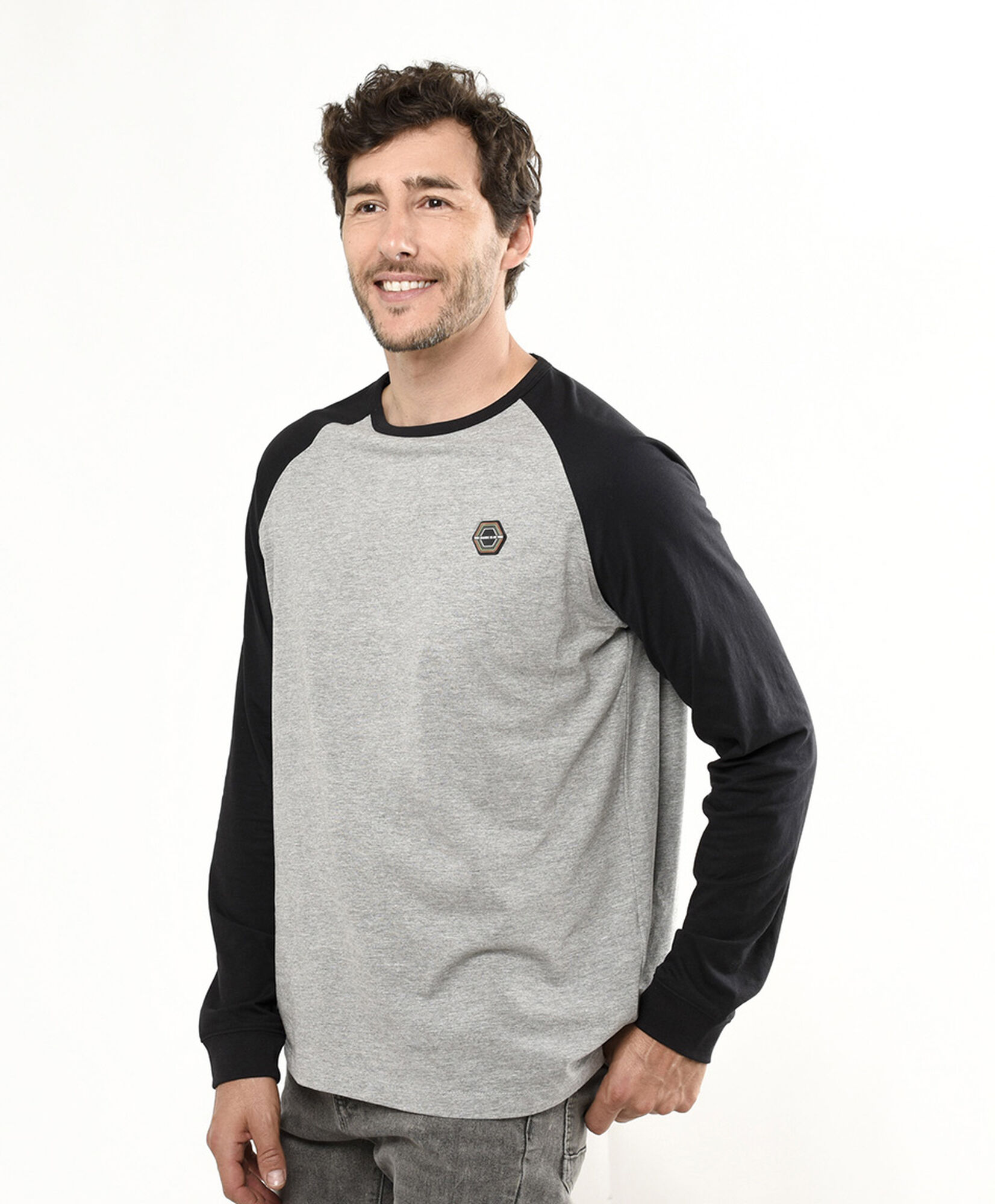 Polera hombre bicolor Polera hombre bicolor