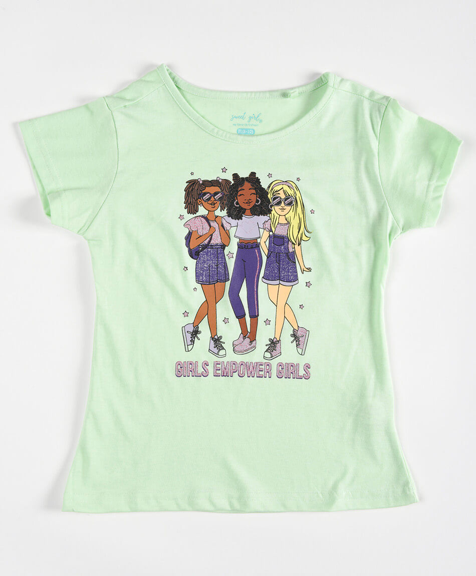 Polera niña amigas