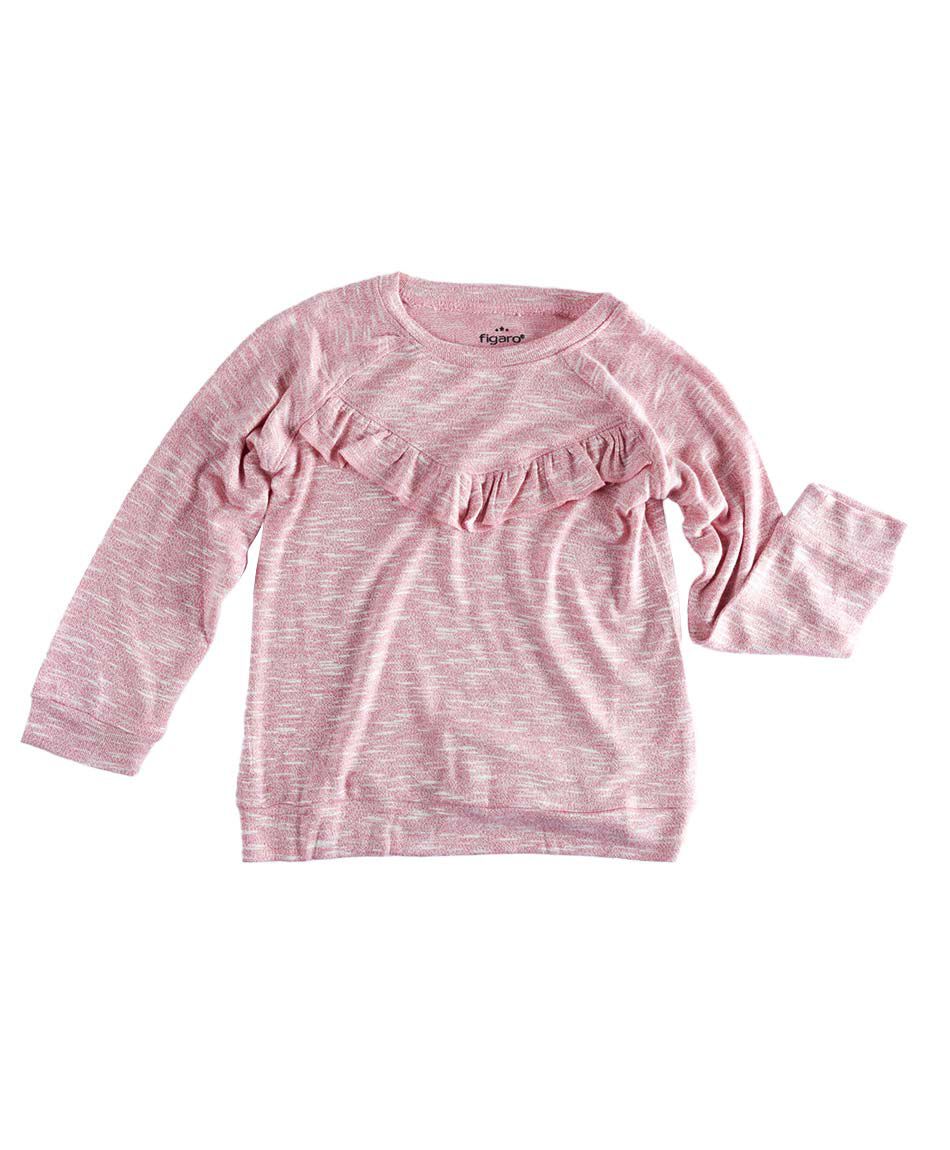 Sweater vuelo cuello redondo