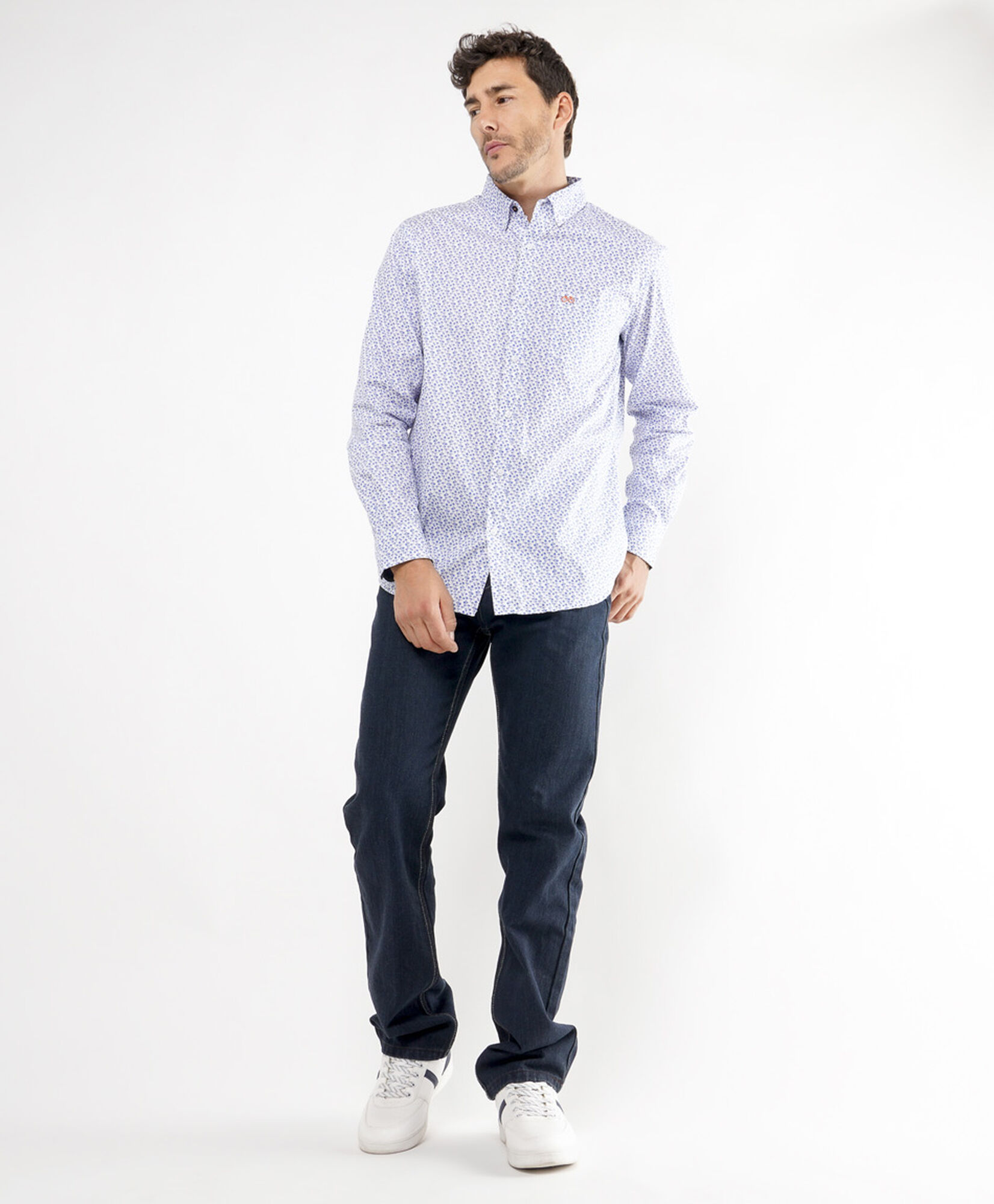 Camisa hombre mini palmeras Camisa hombre mini palmeras