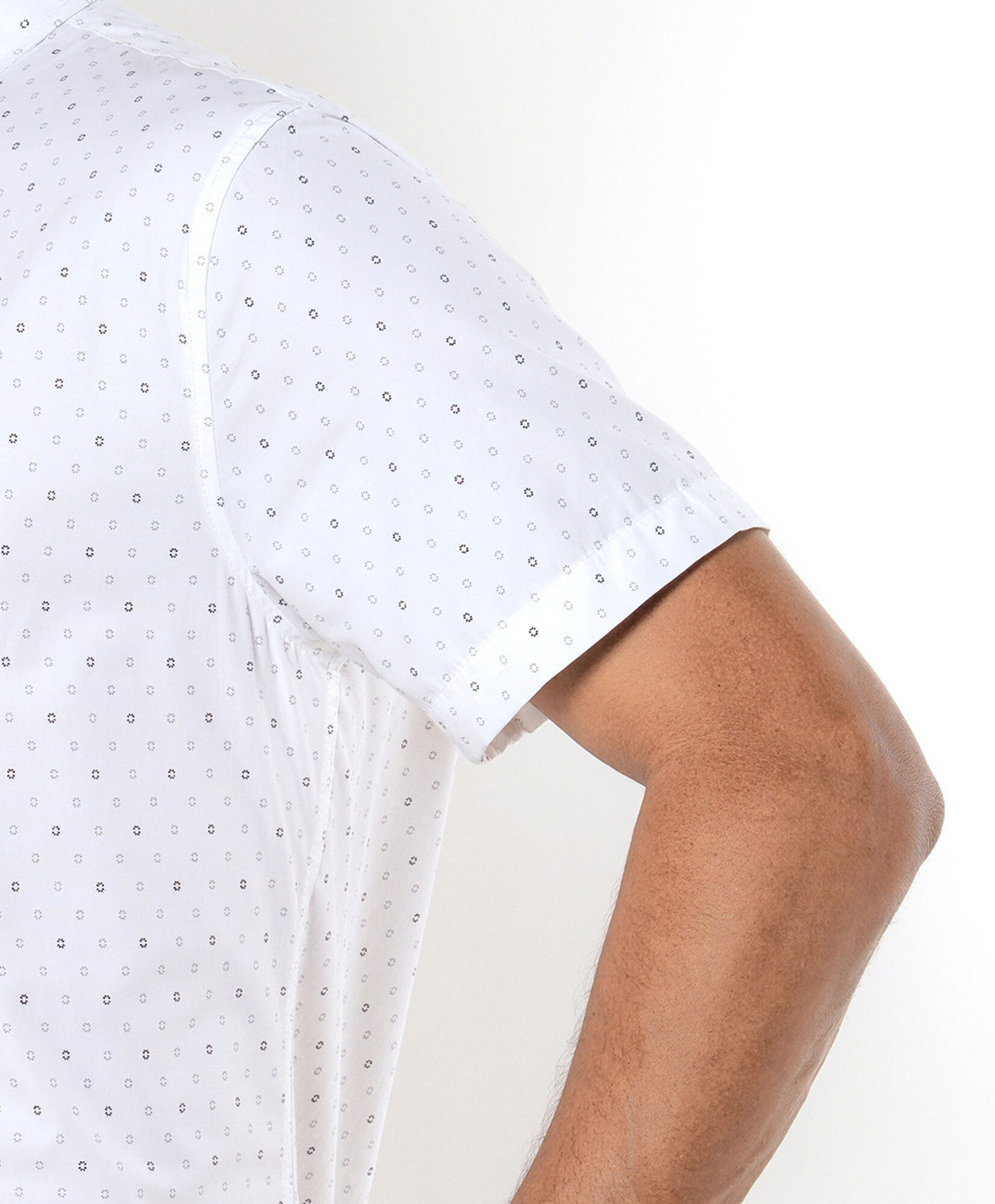 Camisa hombre mini print manga corta Camisa hombre mini print manga corta