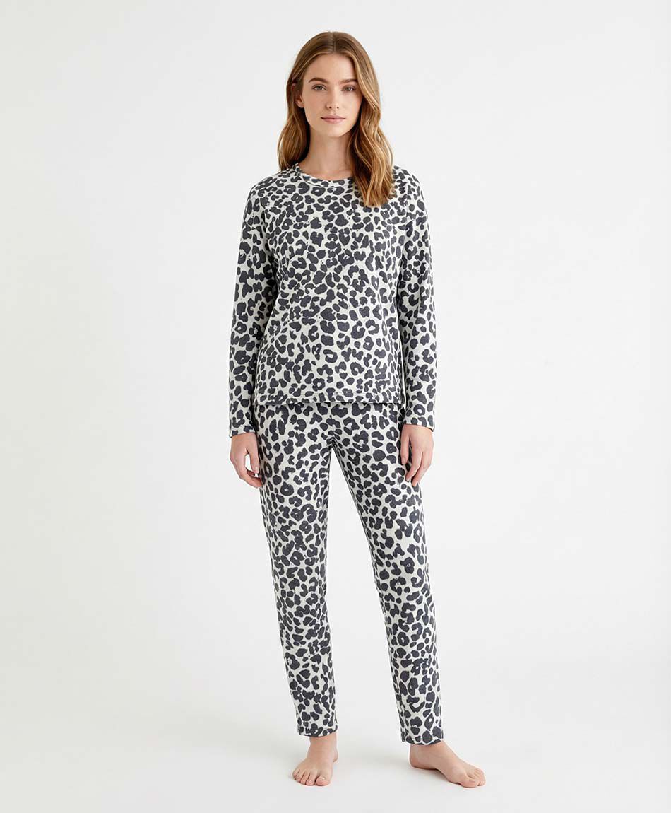 Pijama mujer animal print