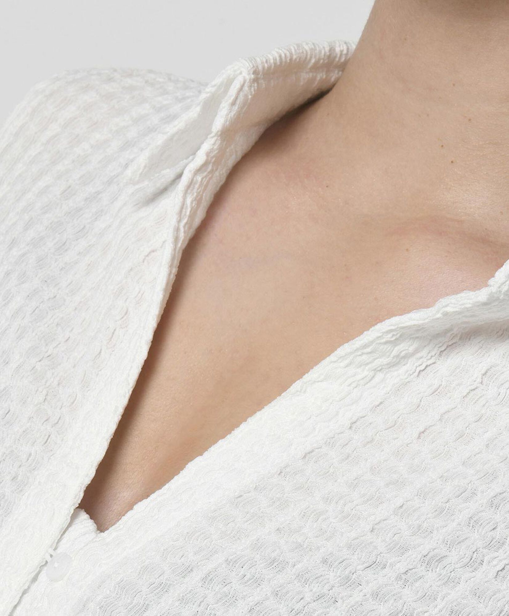 Blusa mujer encaje jacquard Blusa mujer encaje jacquard
