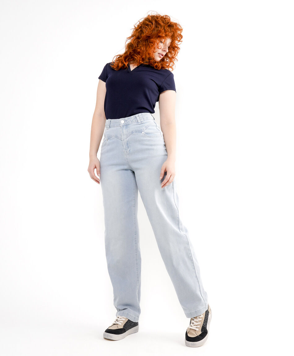 Jeans mujer dise&ntilde;o wide