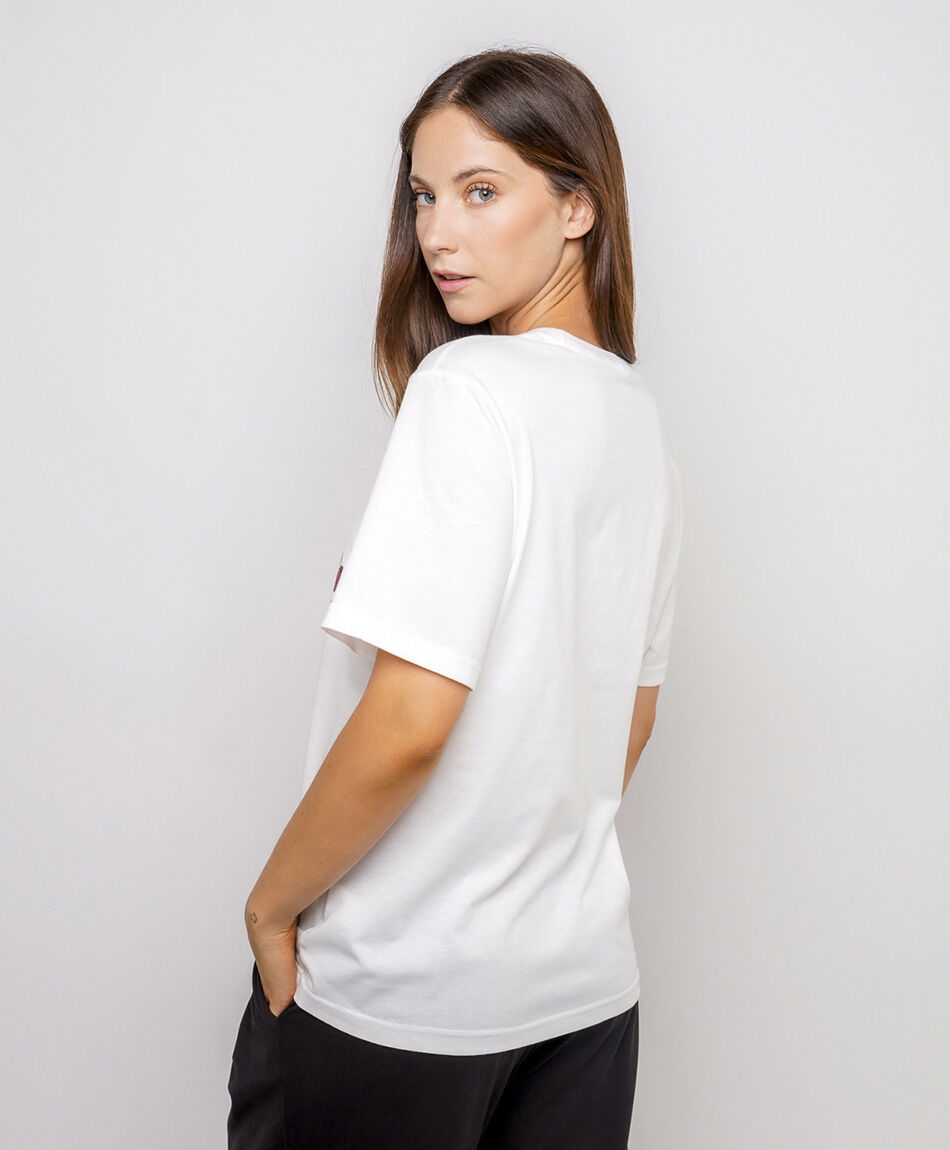 Polera mujer estampado frutas