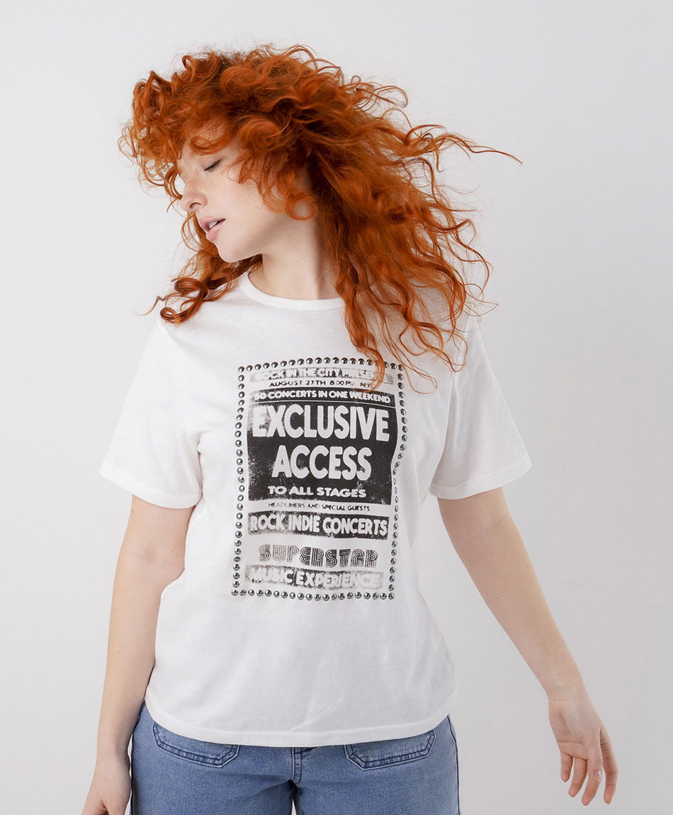 Polera mujer ticket concierto