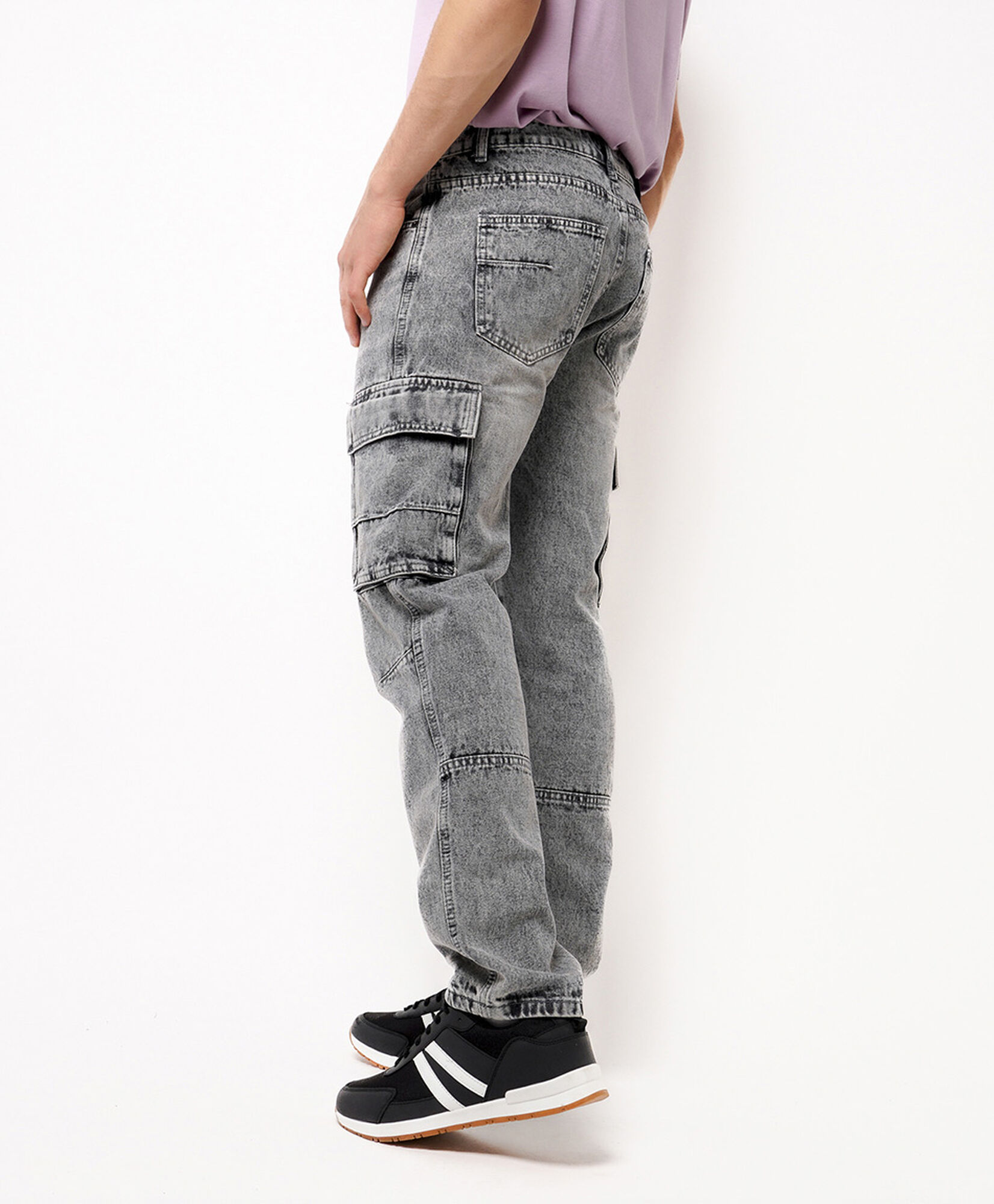 Jeans hombre cargo desgaste Jeans hombre cargo desgaste