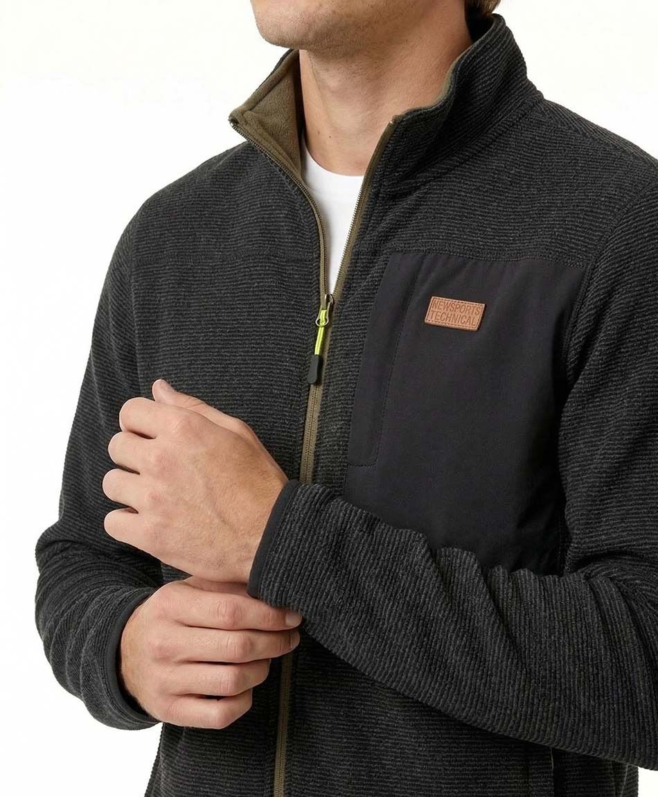 Chaqueta deportiva hombre sin gorro outdoor