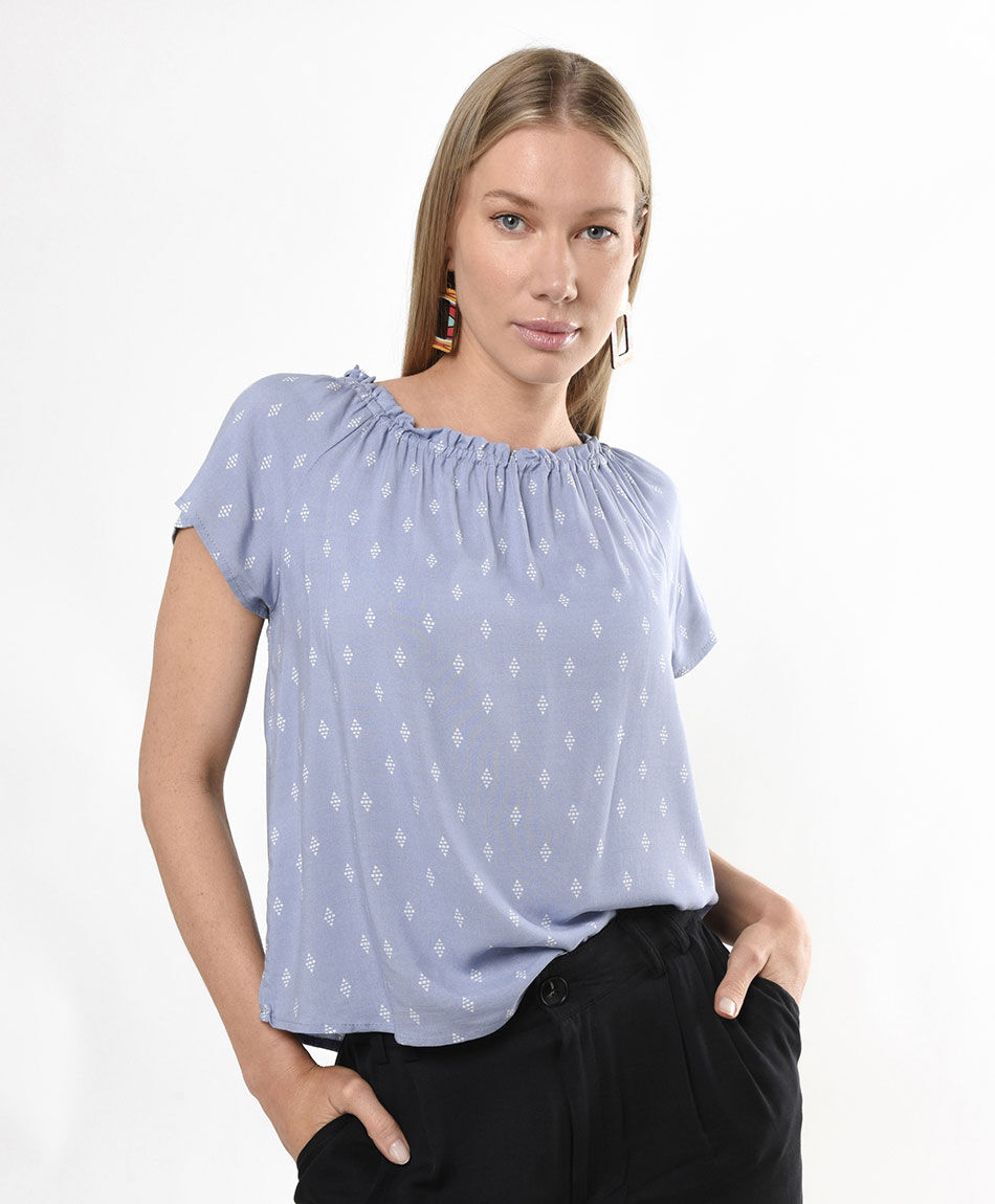 Blusa mujer rombos
