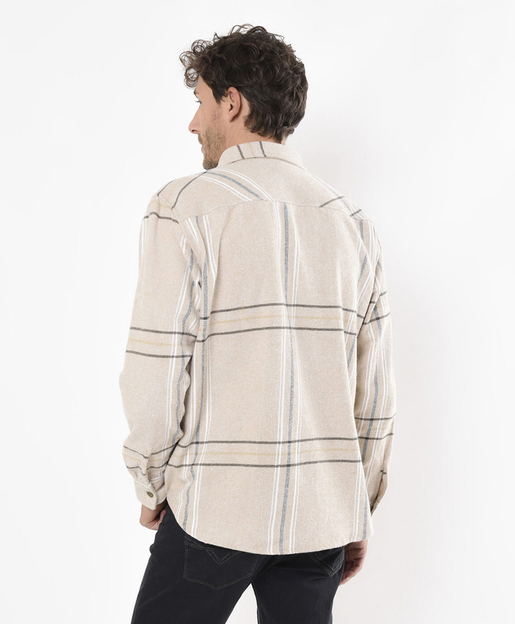 Camisa hombre leñadora cuadros grandes Camisa hombre leñadora cuadros grandes