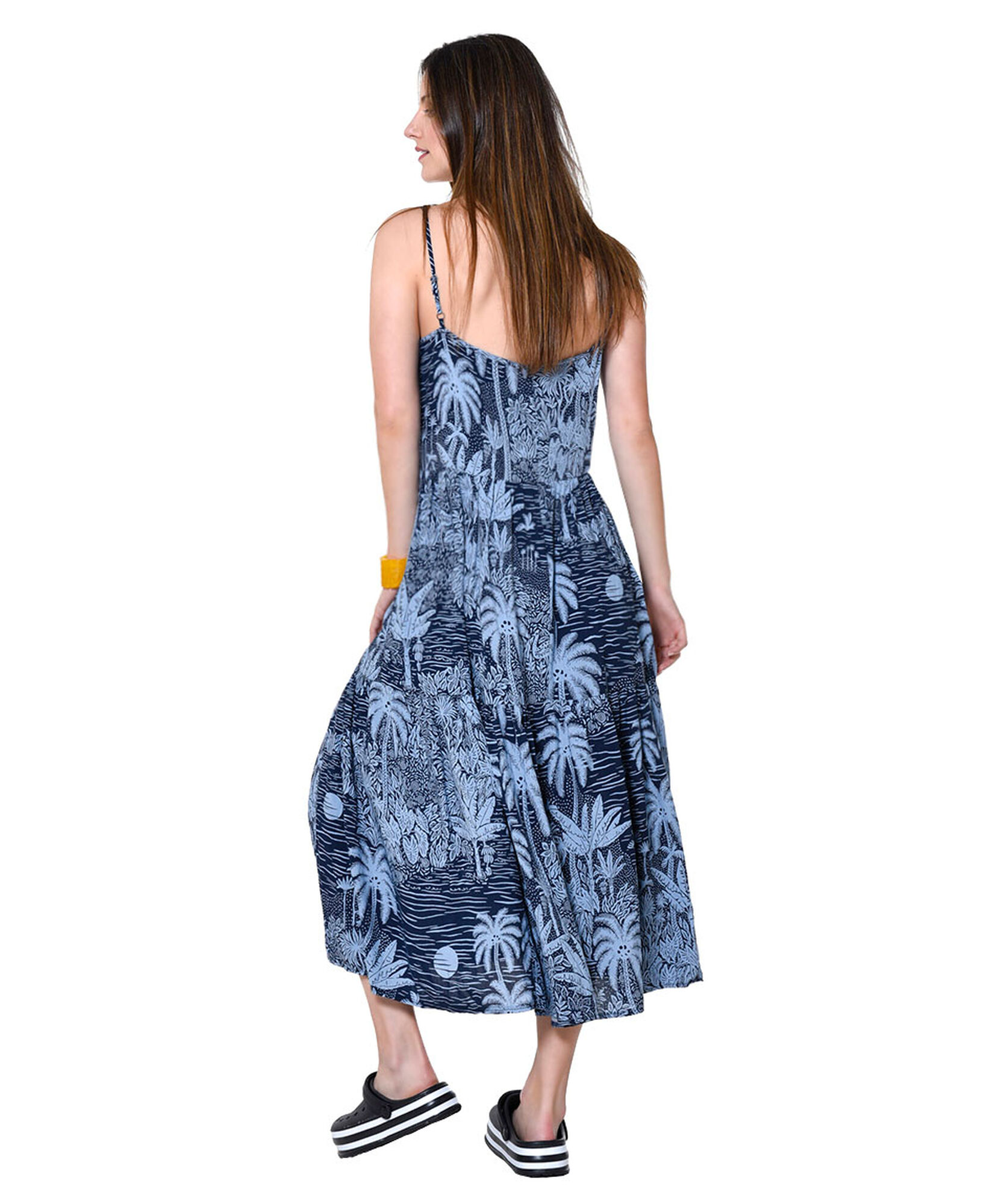 Vestido maxi tropical Vestido maxi tropical