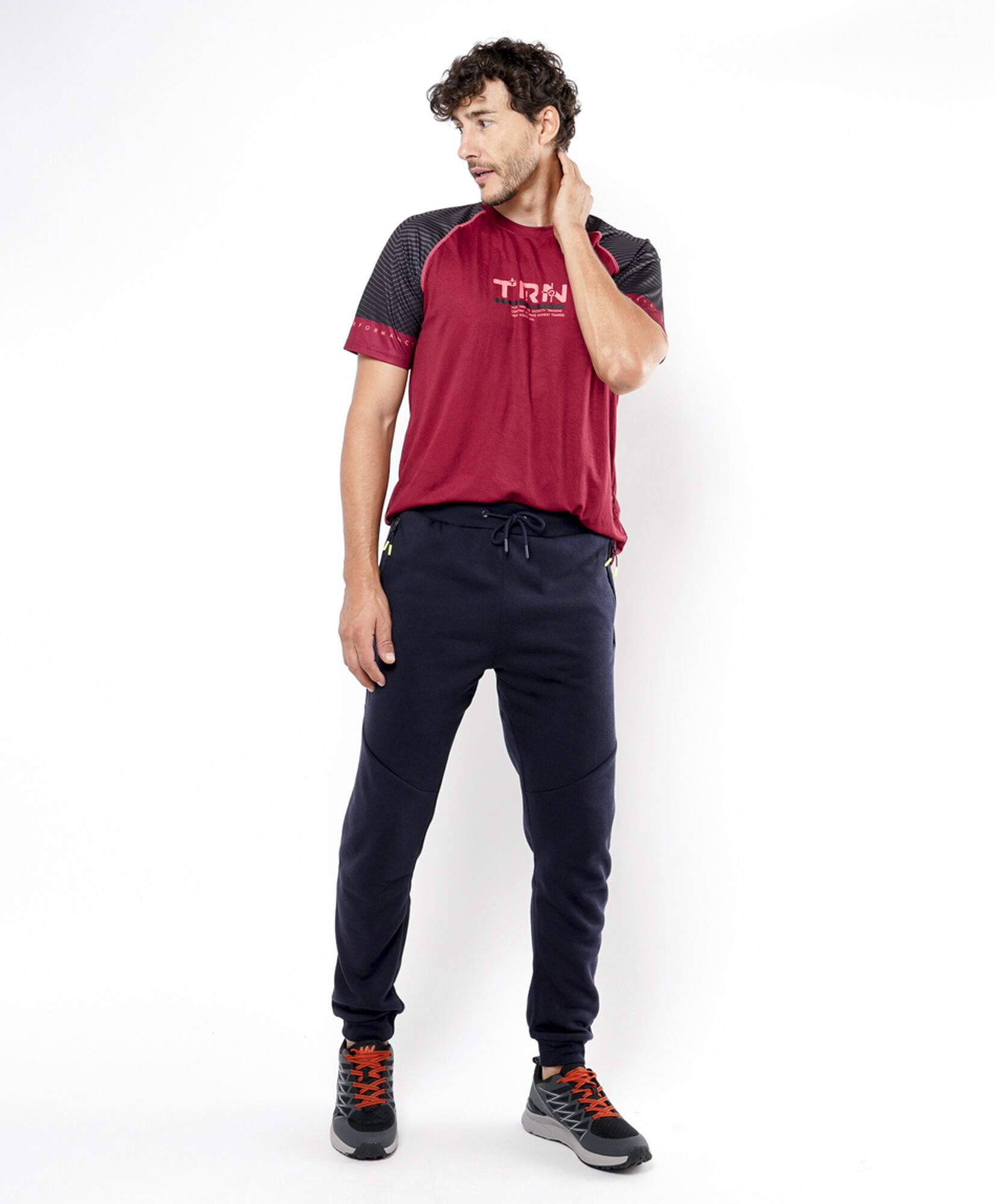 Pantalón deportivo hombre bolsillos cierre Pantalón deportivo hombre bolsillos cierre