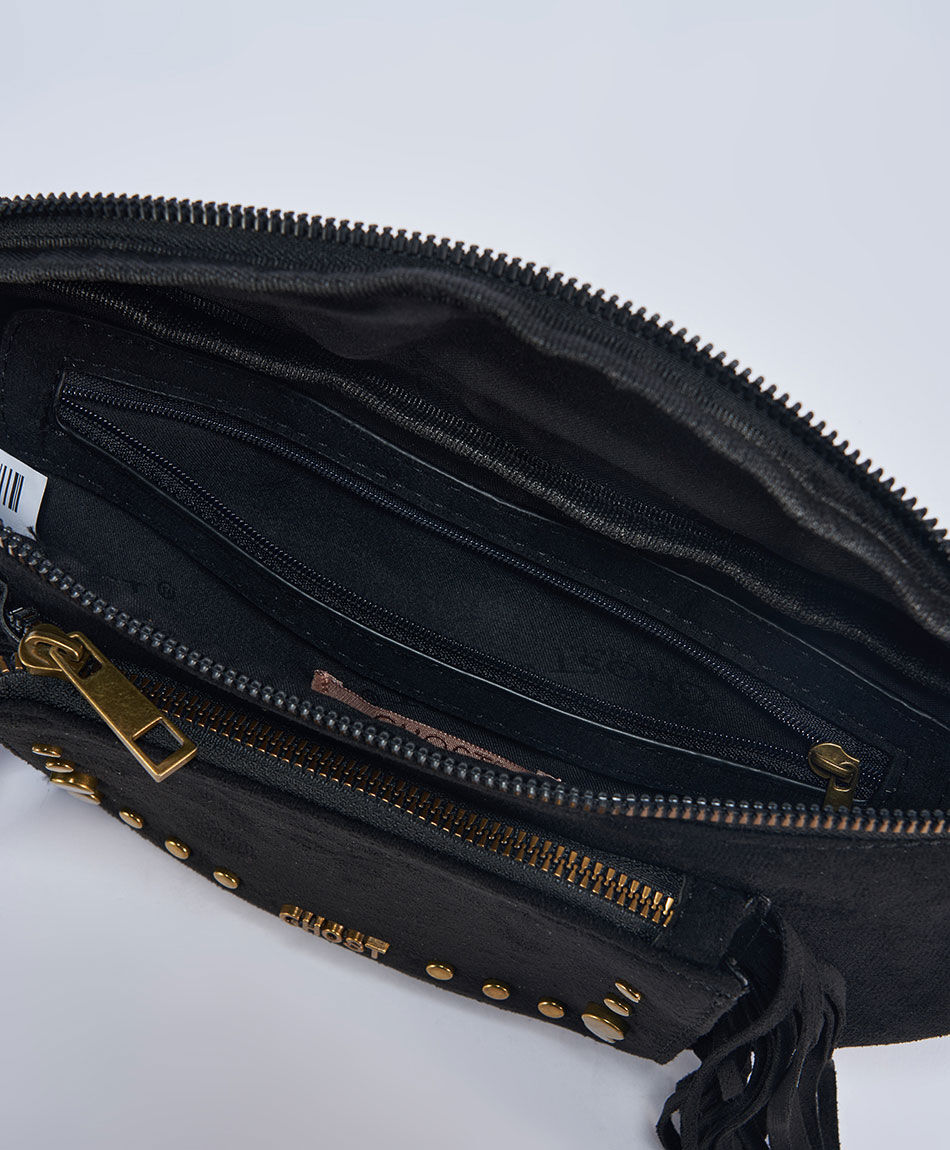 Banano mujer fringes black