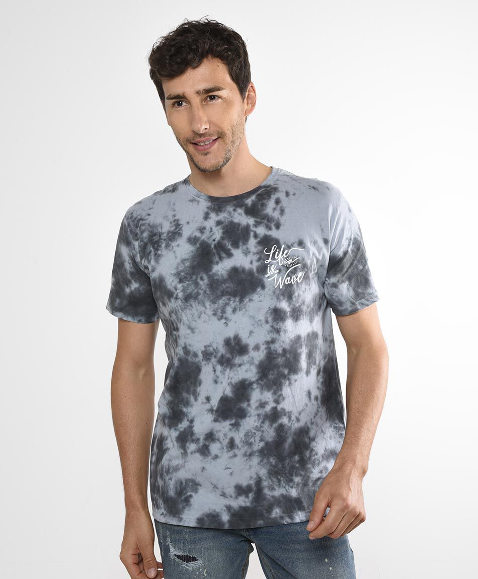 Polera manga corta cuello redondo