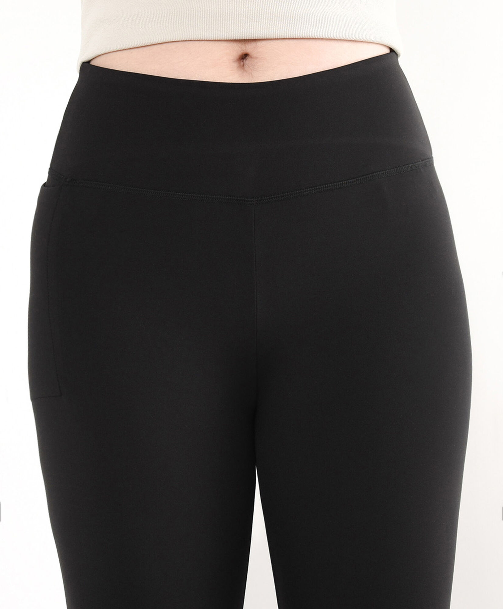 Leggins mujer negra flare Leggins mujer negra flare
