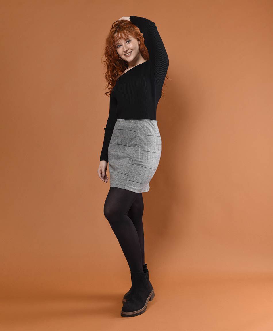 Mini falda mujer escoc&eacute;s