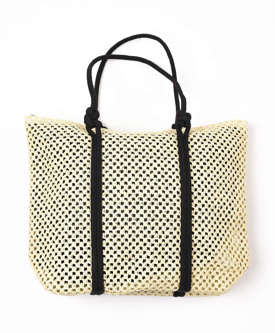 Bolso mujer playa estilo tejido