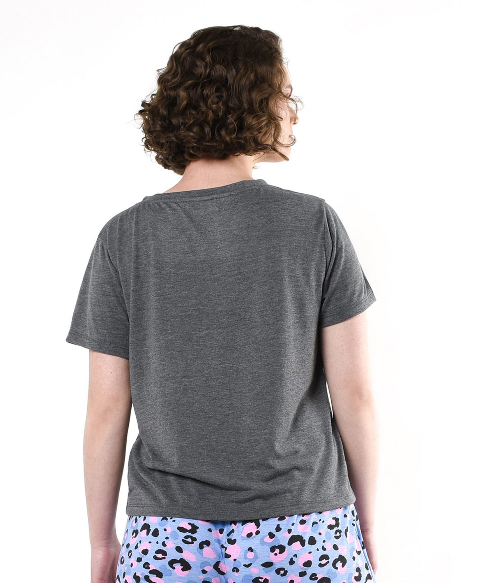 Pijama mujer print leopardo capri Pijama mujer print leopardo capri
