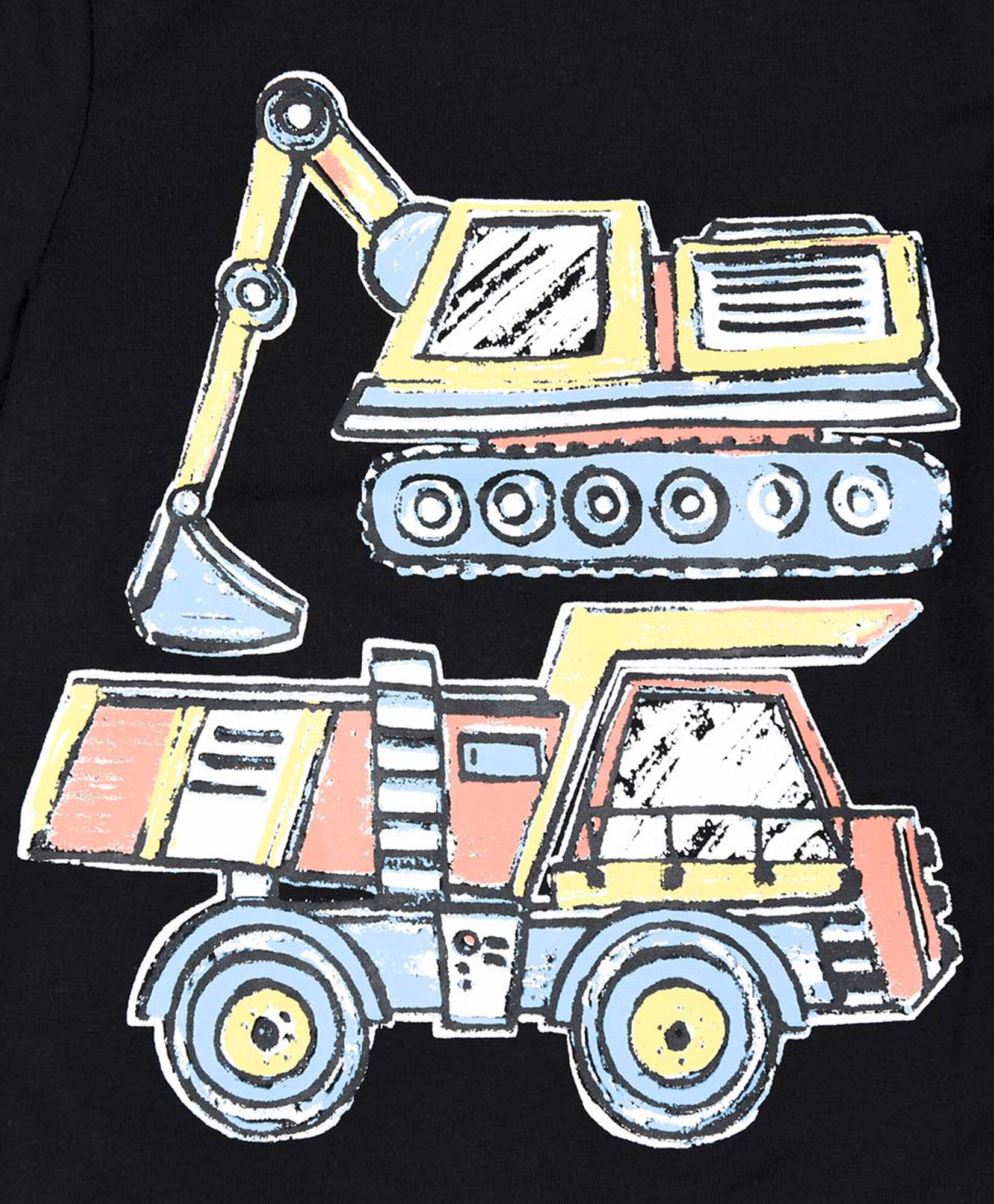 Polera bebé trucks construcción Polera bebé trucks construcción