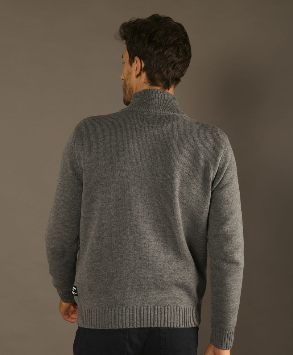 Sweater cierre diseno