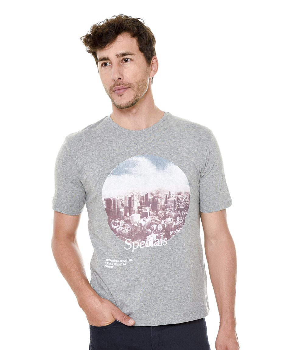 Polera estampada