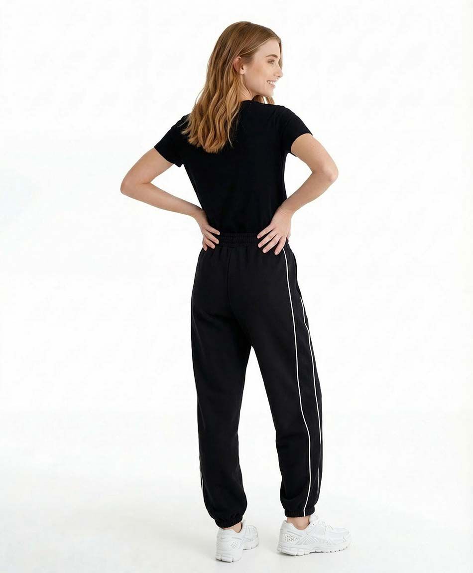 Pantal&oacute;n deportivo mujer jogger black