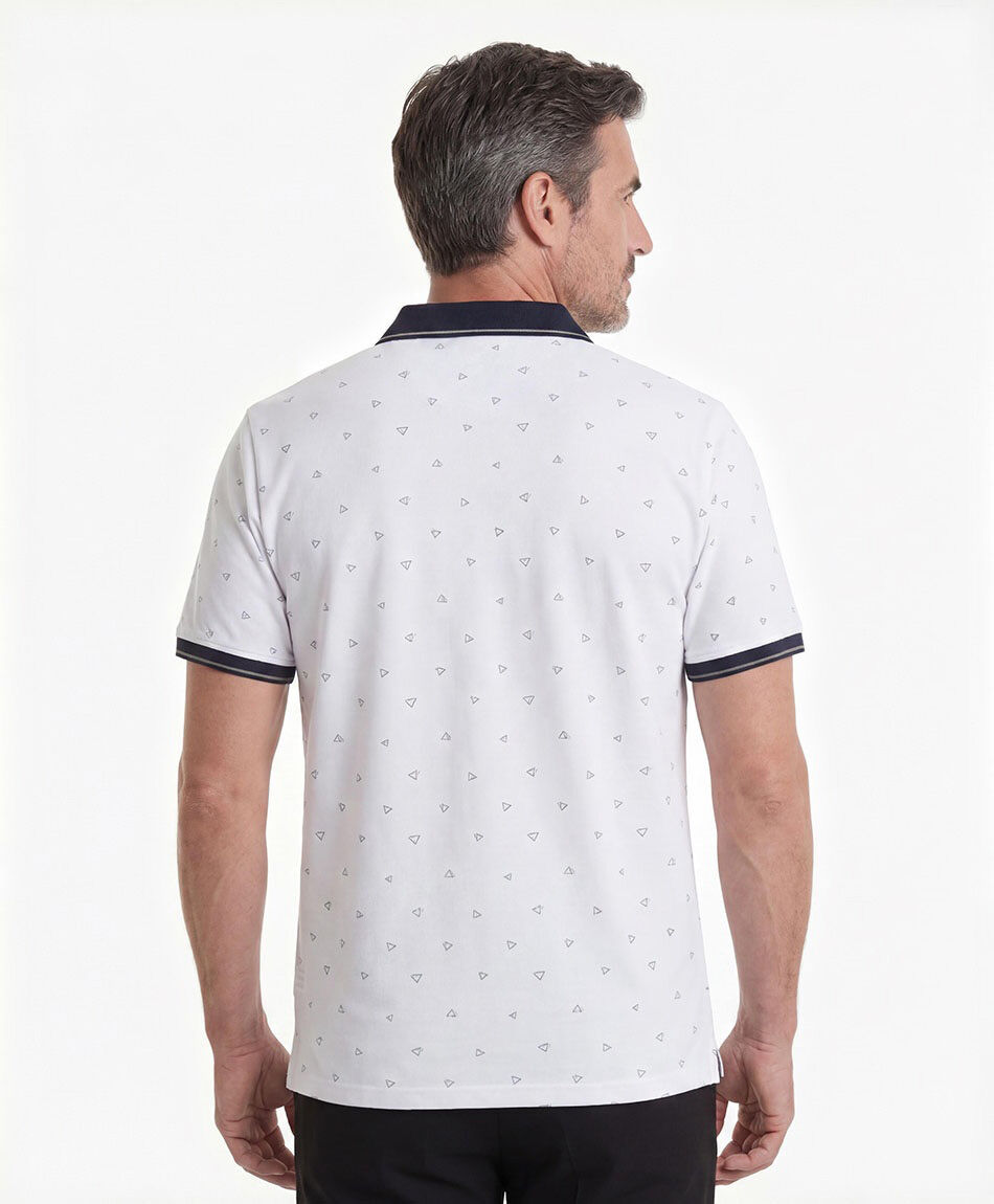 Polera hombre polo tri&aacute;ngulos