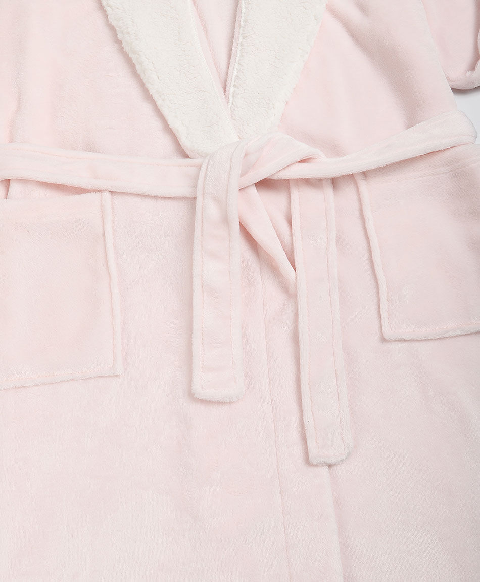 Bata mujer larga con capucha