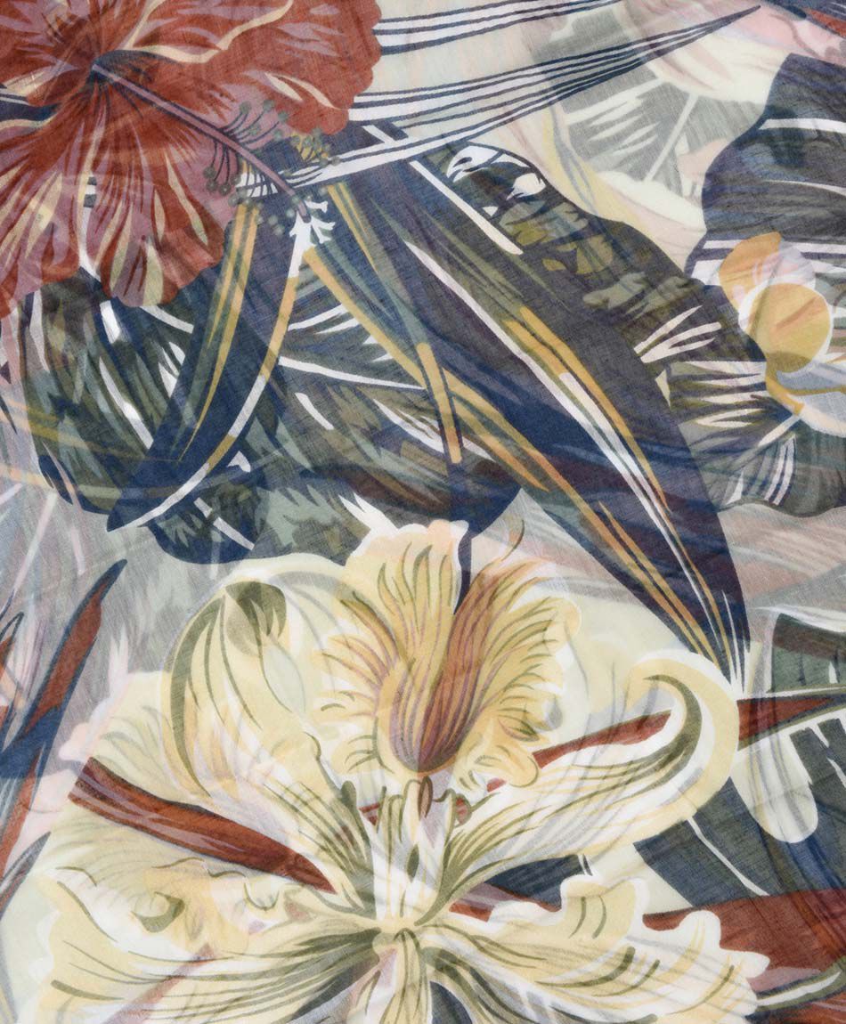 Bufanda mujer floreado