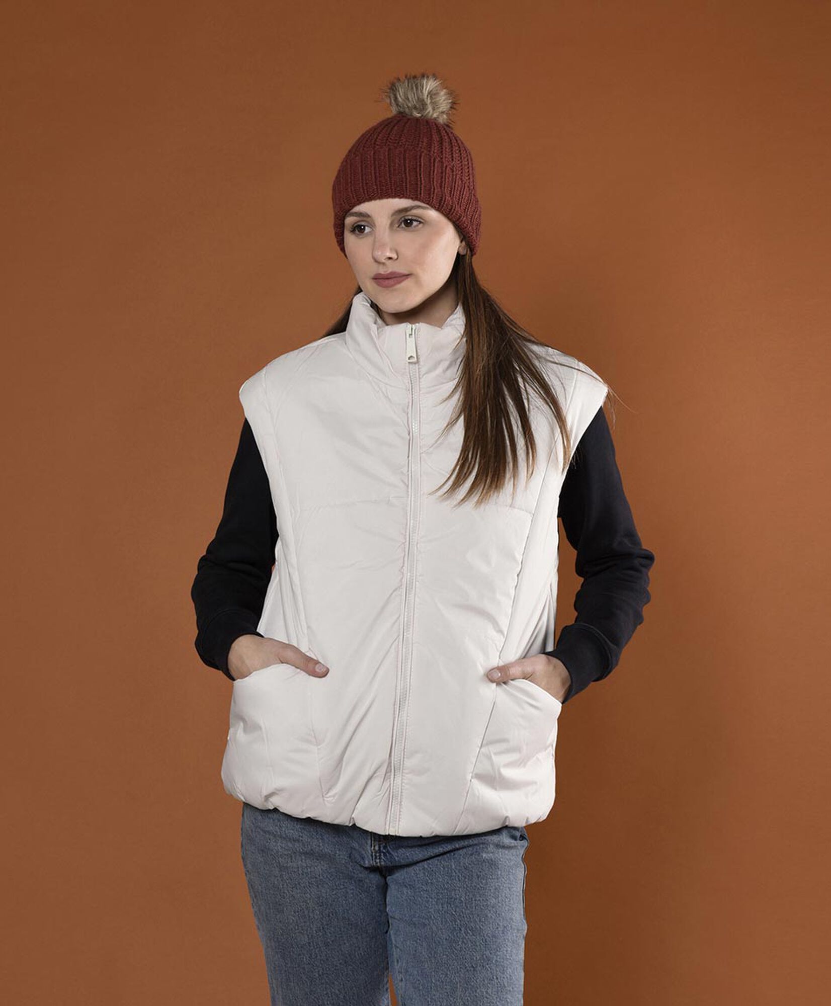 Parka over sin mangas Parka over sin mangas