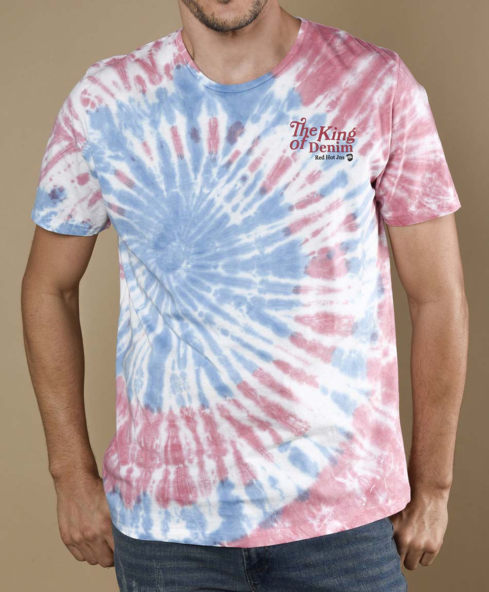 Polera hombre tie dye Polera hombre tie dye