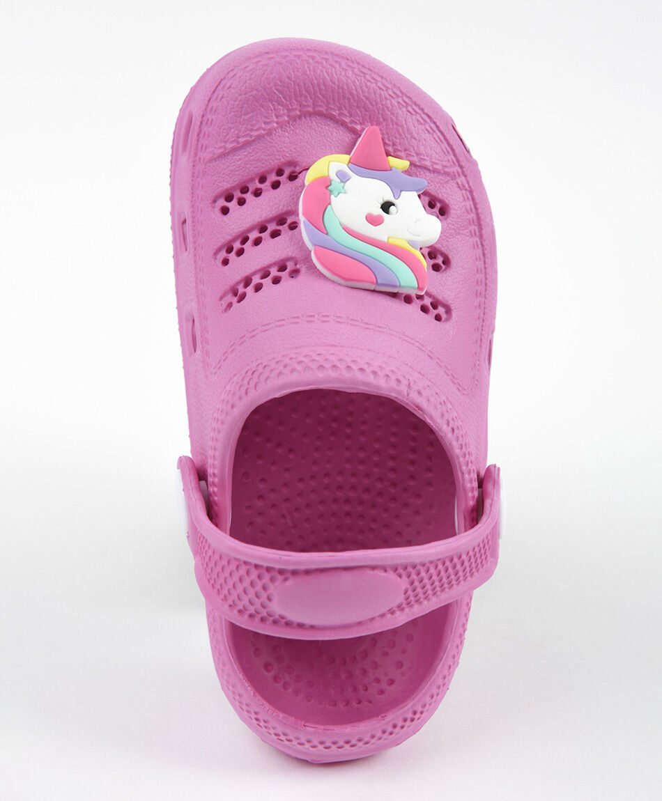 Sandalia infantil pin unicornio