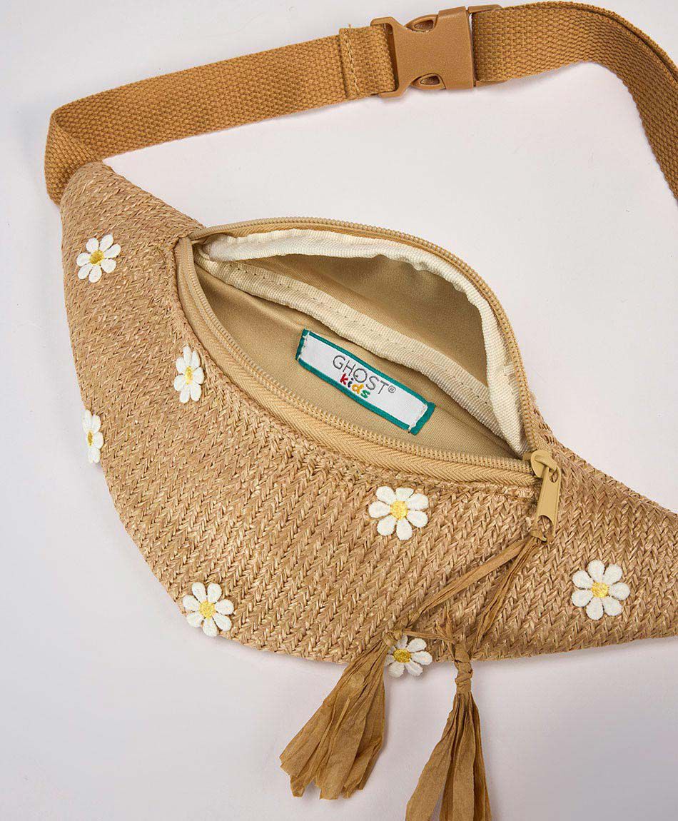 Banano ni&ntilde;a florcitas rafia