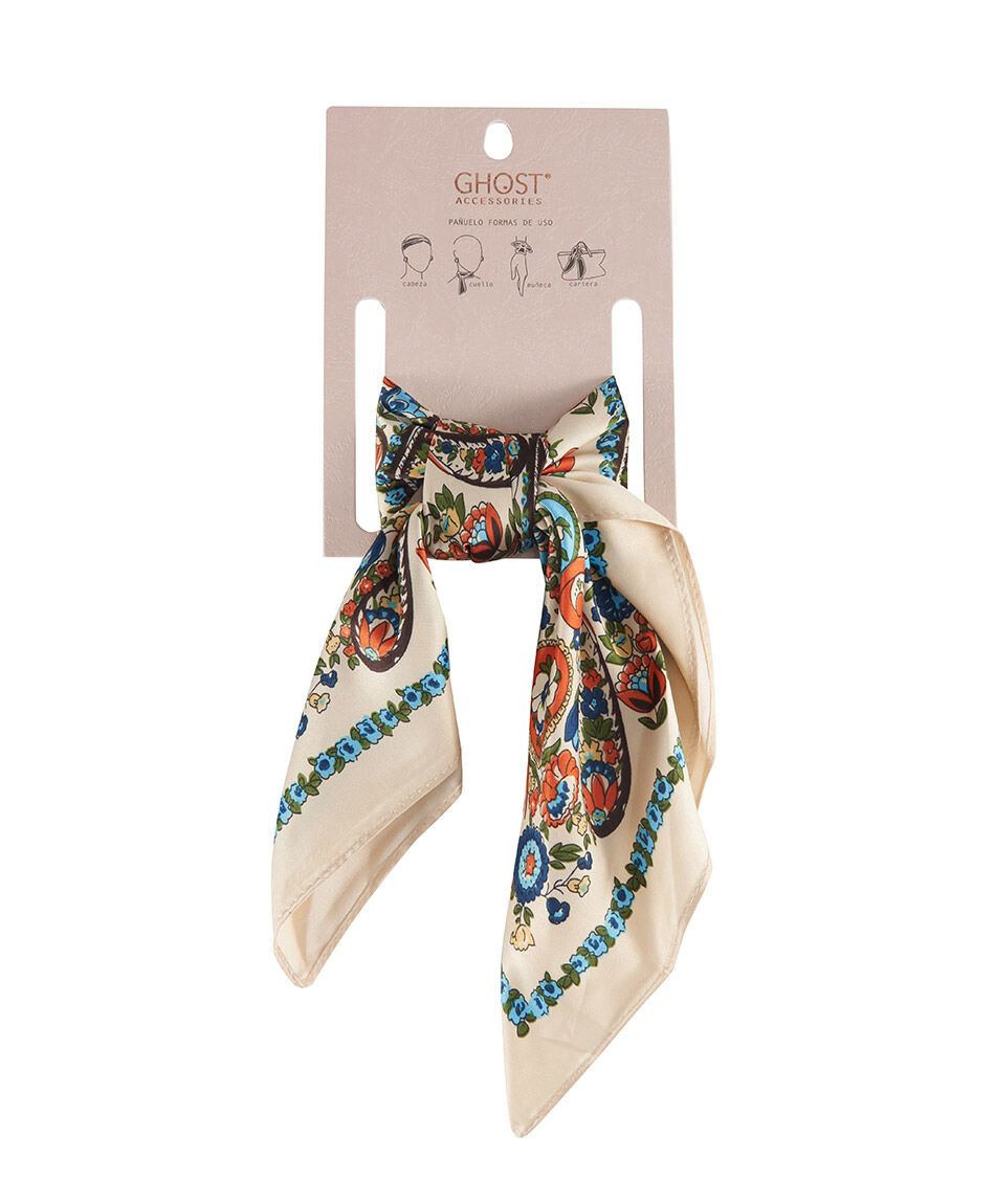 Pa&ntilde;uelo mujer print