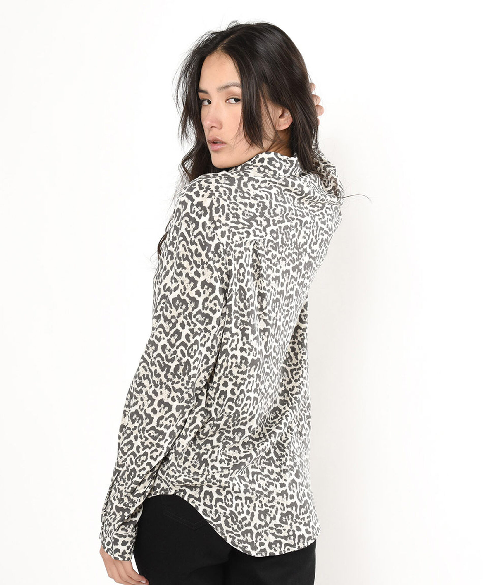 Blusa mujer camisera animal print Blusa mujer camisera animal print