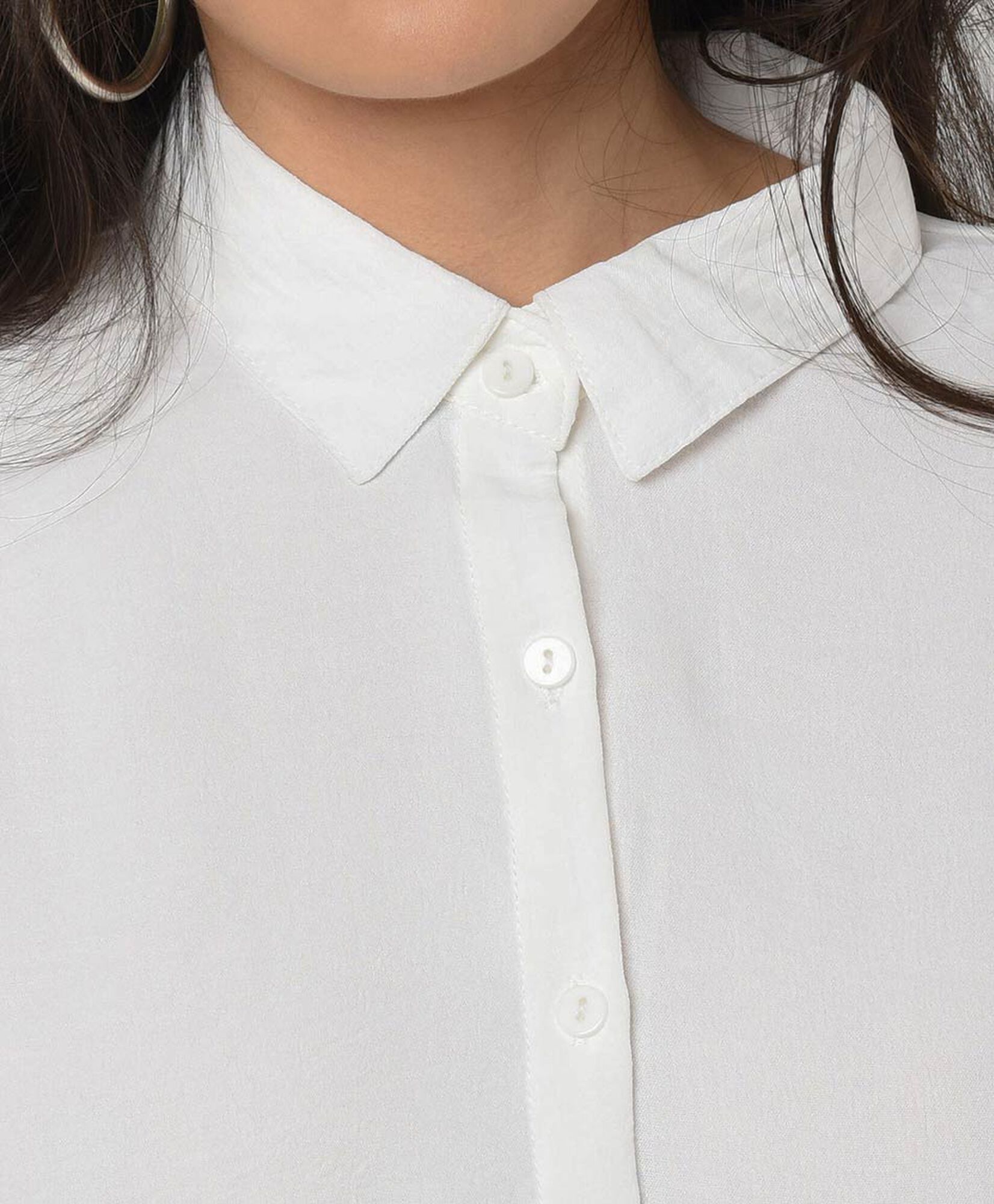 Blusa mujer camisera blanca Blusa mujer camisera blanca