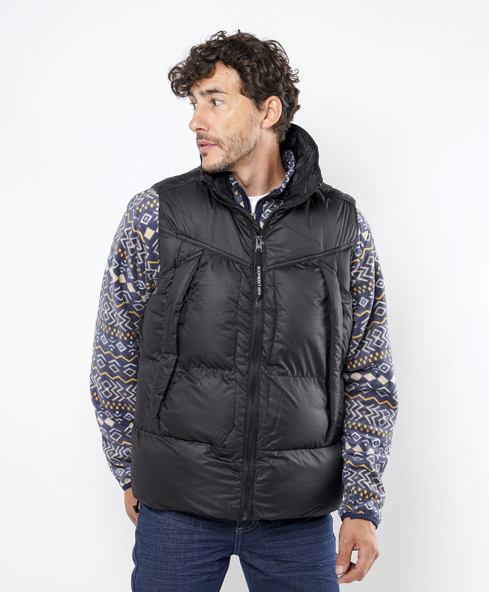 Parka hombre sin mangas cierres Parka hombre sin mangas cierres