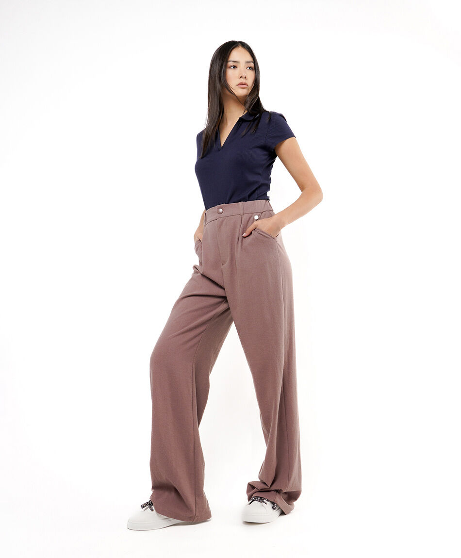 Pantal&oacute;n mujer liso