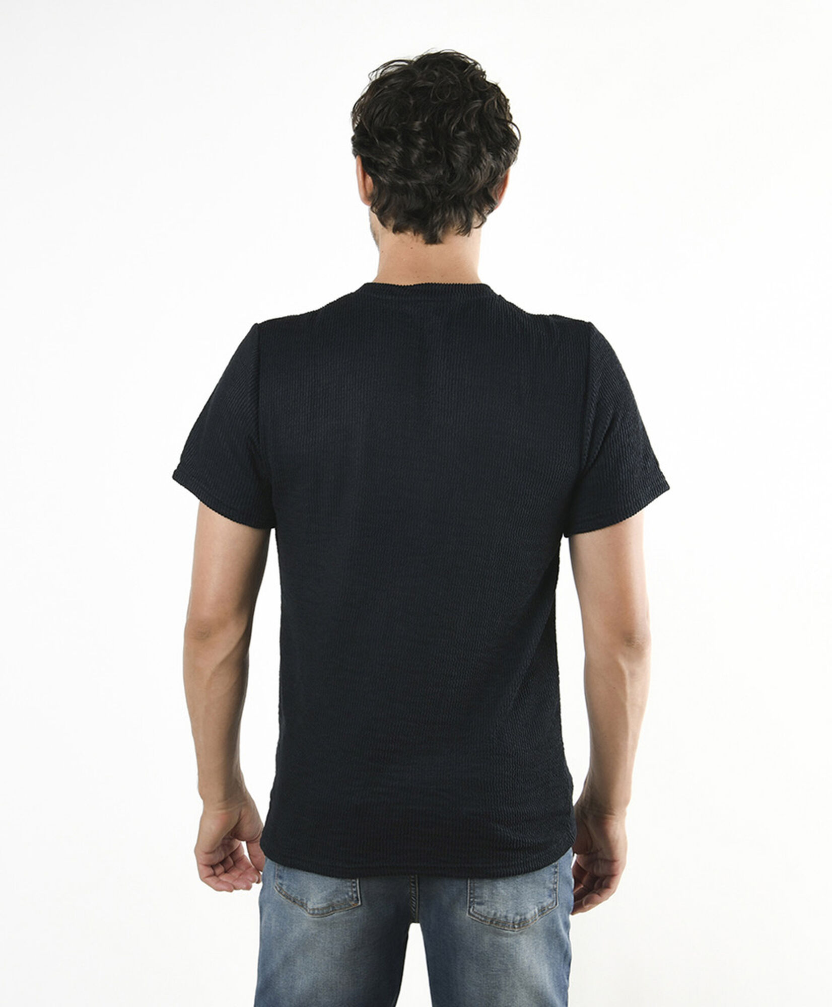 Polera hombre lisa básica Polera hombre lisa básica