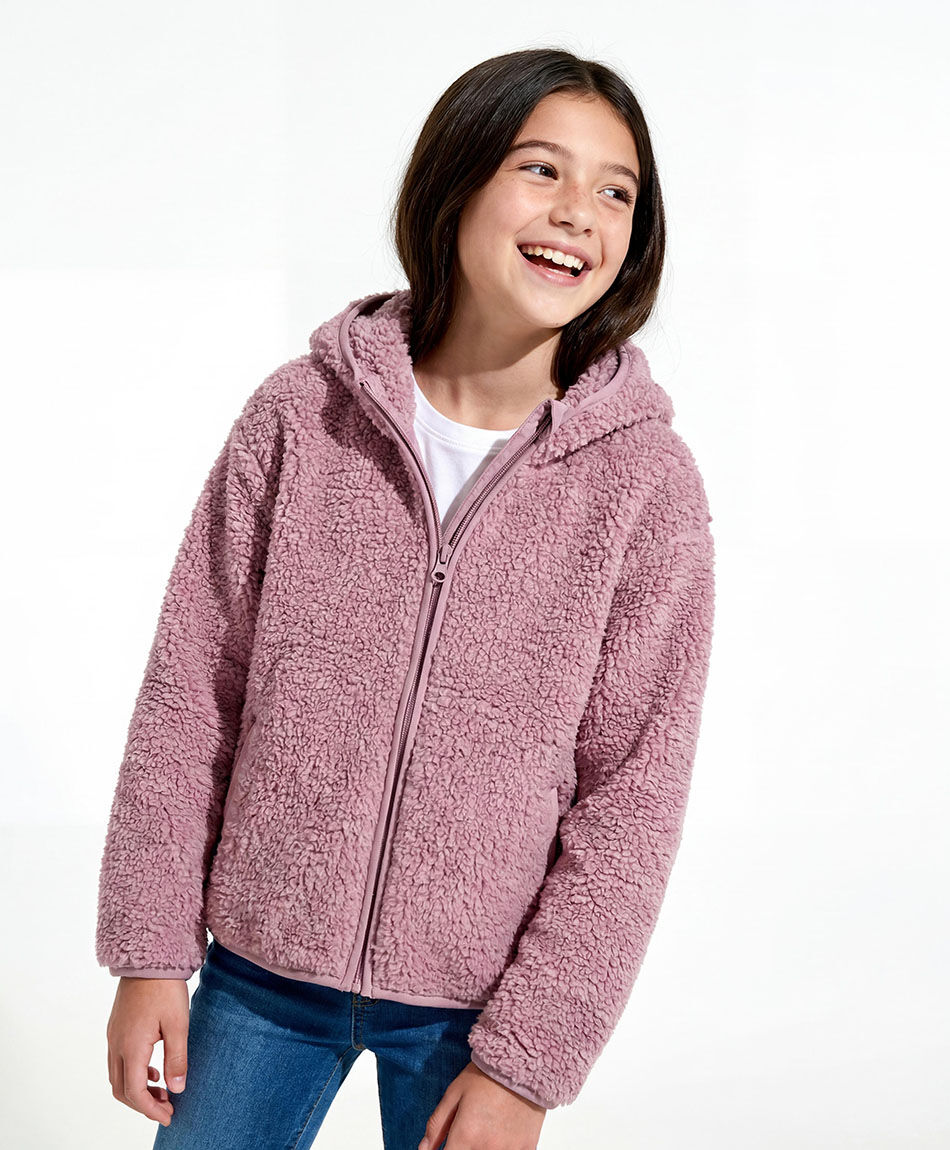 Poler&oacute;n ni&ntilde;a chiporro pink