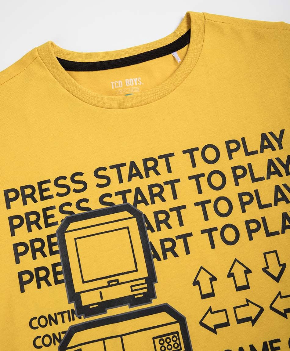 Polera ni&ntilde;o estampado hora de jugar