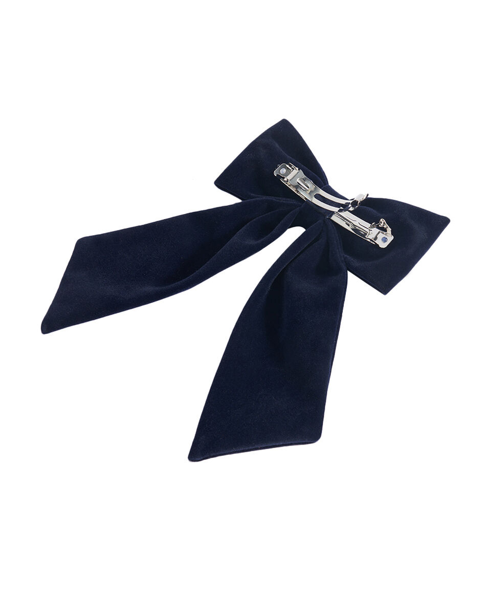 Pinche escolar velvet azul