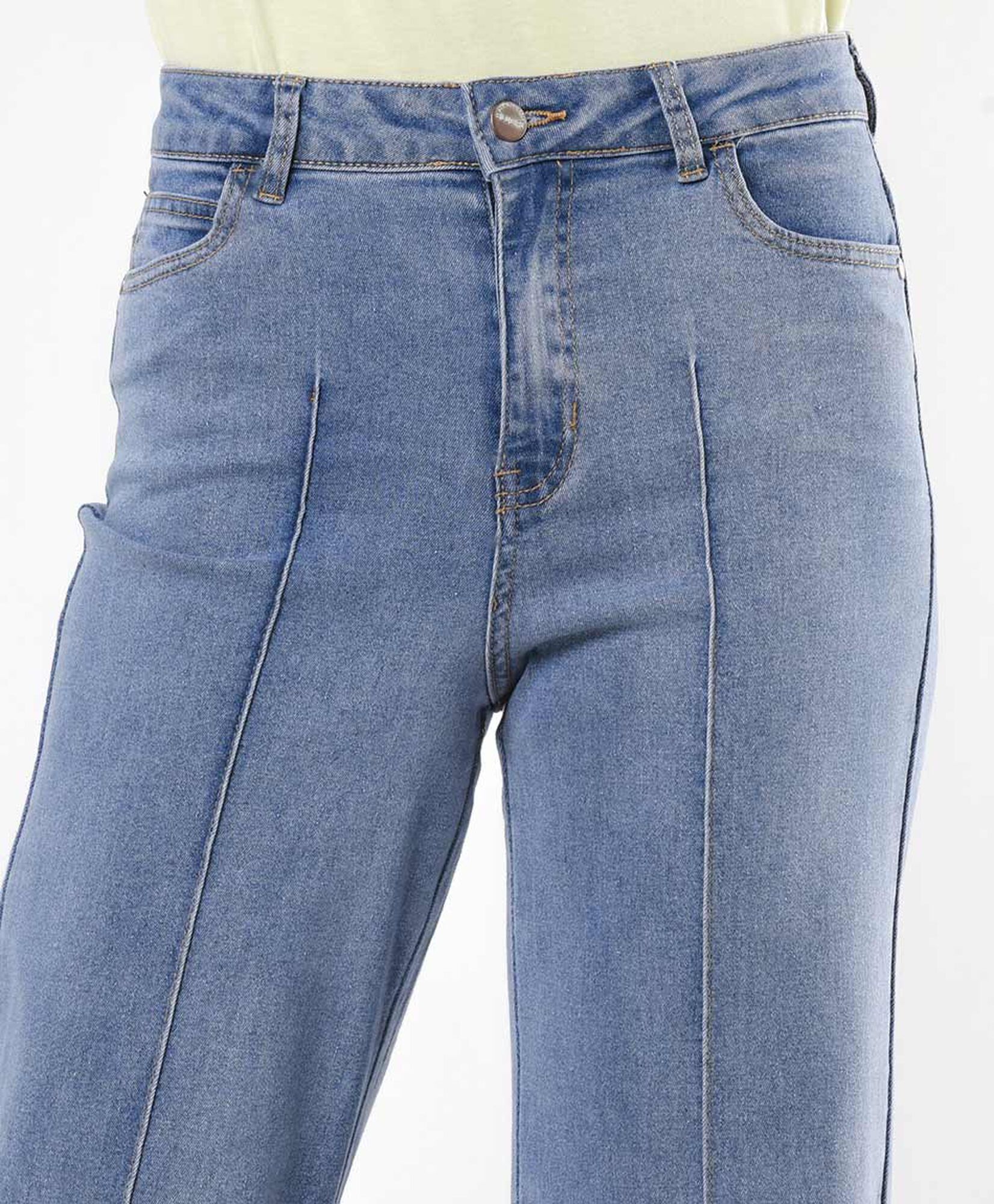 Jeans mujer costuras wide Jeans mujer costuras wide