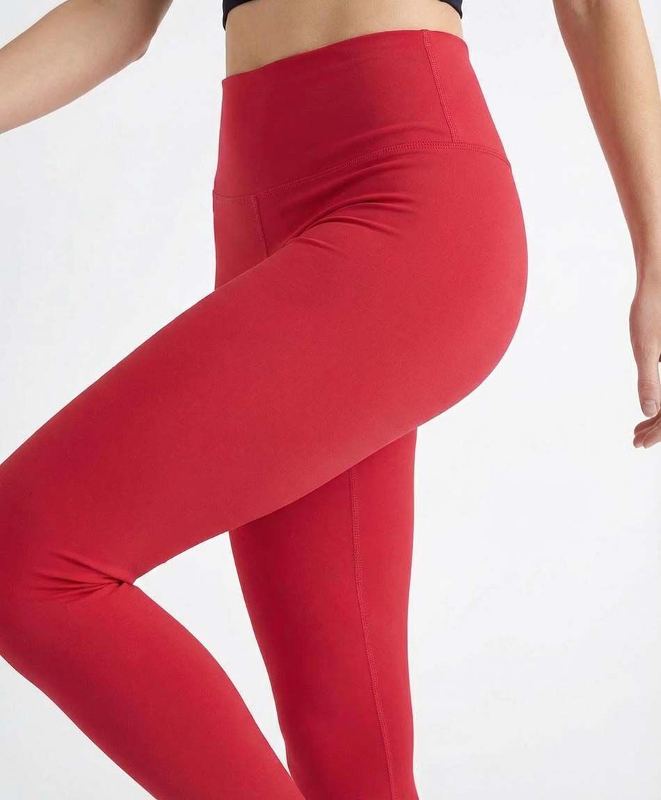 Calza deportiva mujer rojo