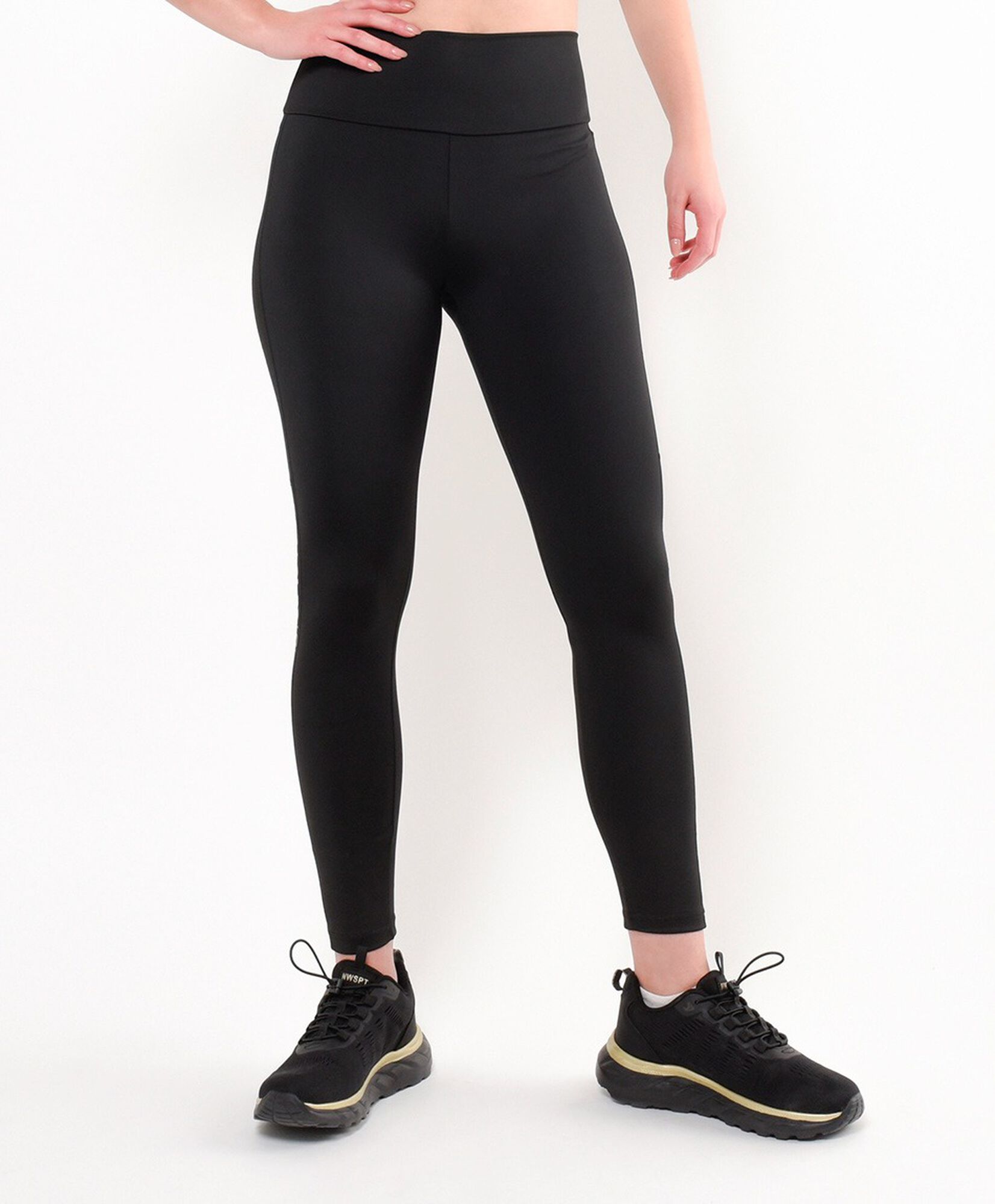 Calza deportiva mujer texto lateral Calza deportiva mujer texto lateral