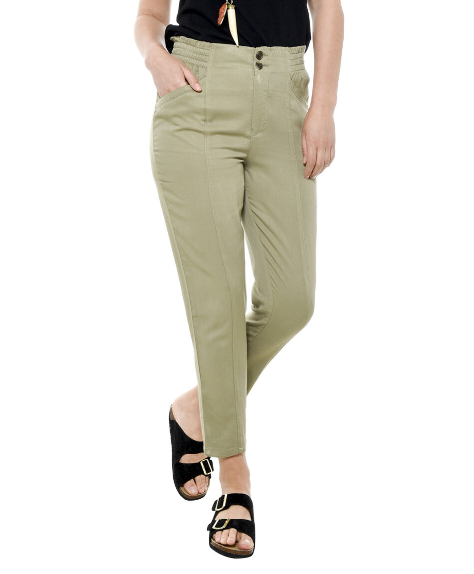 Pantalon cintura alta