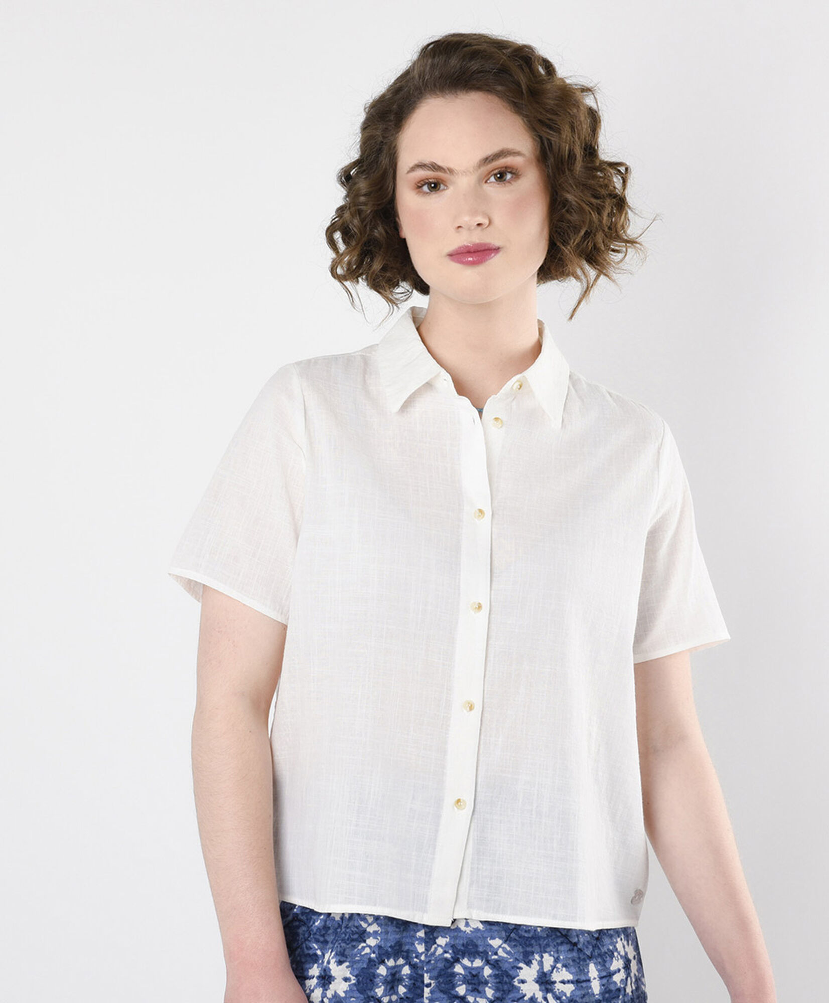 Blusa mujer lisa blanca Blusa mujer lisa blanca