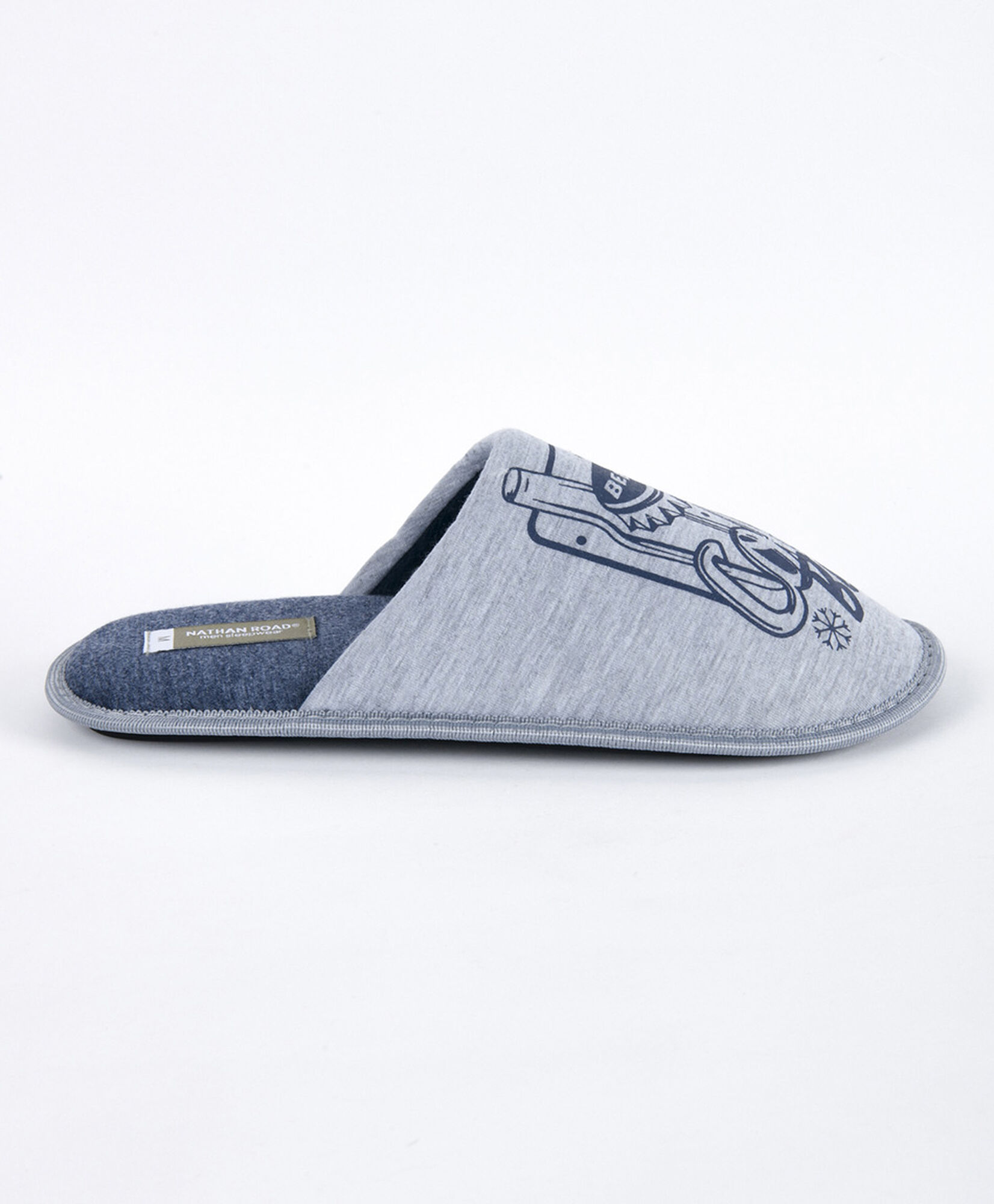 Pantufla hombre diseño gris Pantufla hombre diseño gris